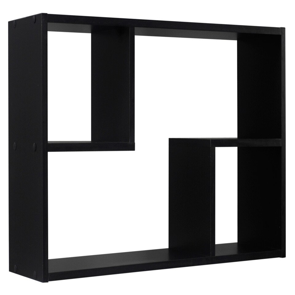 image 1 of Modular Wall Mounted Shelf Unit Brown | Unit Colour: Oak
