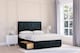 image 2 of Sloomy Highbury Black Naples Divan Bed Base No Drawers With 26 Inch Strutted Headboard | Black | Black | King | 1