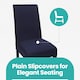 image 6 of High-Back Chair Covers, Spandex Stretch, Universal Protective Slipcover