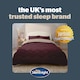 image 9 of Silentnight 10.5 Tog Seersucker Coverless Duvet and Pillowcase Set N/A | Berry/Natural | Super King