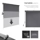 image 3 of Vertical Awning Eloise - installation materials included, retractable, UV blocking | Grey | dark grey | 160 x 250 cm | 1