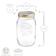 image 3 of Bormioli Rocco Quattro Stagioni Glass Storage Jars - 1 Litre - Pack of 3