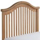 image 5 of 4ft6 Double Real oak,Chunky, Curved, Solid,strong,wood bed frame.Low foot end wooden bedstead