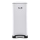 image 7 of Cooks Professional Slimline Dual Recycle Pedal Bin 50L - 2 Compartments & Soft Close Lid | White
