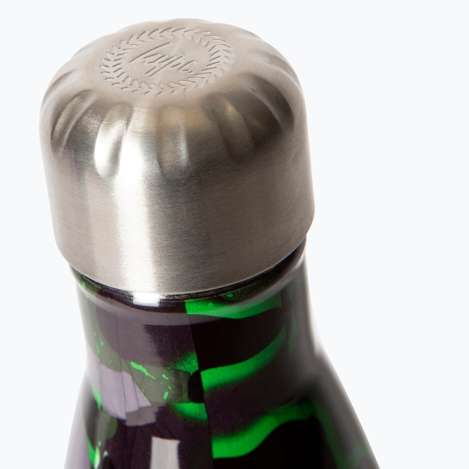 image 1 of 500ml Thermal Water Bottle | Green Camo Stainless Steel Insulated Leak Proof | Multi | Multi | One Size | 1