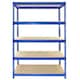 image 3 of 3 x Q-Rax Blue 120 x 50 x 180cm & 2 x Racking Blue 90 x 50 x 180cm Blue
