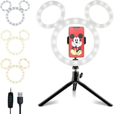 Disney Mickey Mouse Selfie Ring Light with Table Tripod