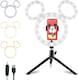 image 1 of Disney Mickey Mouse Selfie Ring Light with Table Tripod
