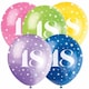 image 1 of Assorted Age 18 Pearlised Biodegradable Latex Balloons 30cm / 12 in - Pack of 5