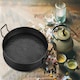 image 4 of Black Round Serving Tray - 5 cm (H) x 52 cm (W) x 42 cm (D)