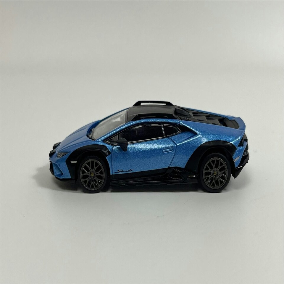 image 1 of Lamborghini Huracan Sterrato Blue Aegir RHD 1:64 Scale Mini GT MGT00807R