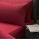 image 2 of Belledorm Brushed Cotton Fitted Sheet - Red - Kingsize