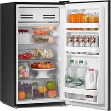 Comfee 93 L Small Fridge with Cooler Box, Black