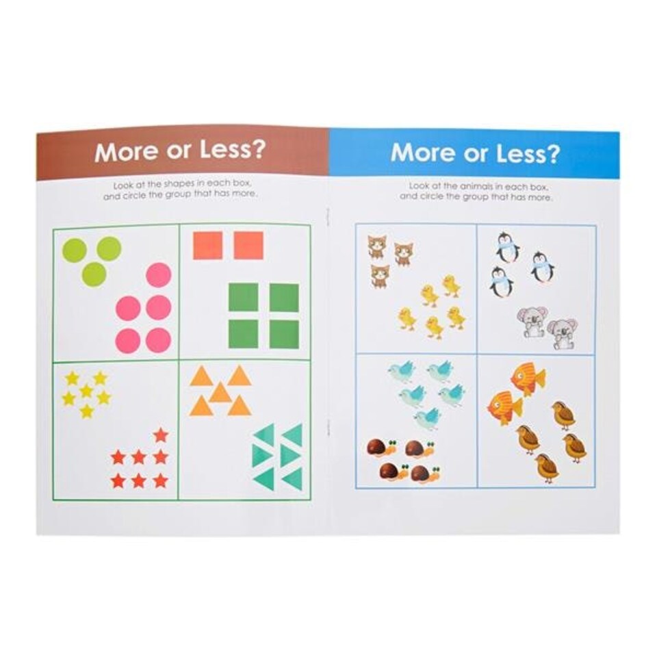 image 1 of A4 14 Pages Wipe Clean Activity Maths And Counting Book With Pen by Ormond