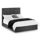 image 1 of Premium Slate Grey Fabric - Lift Up Storage Bed Frame - Double 4'6" (135cm)