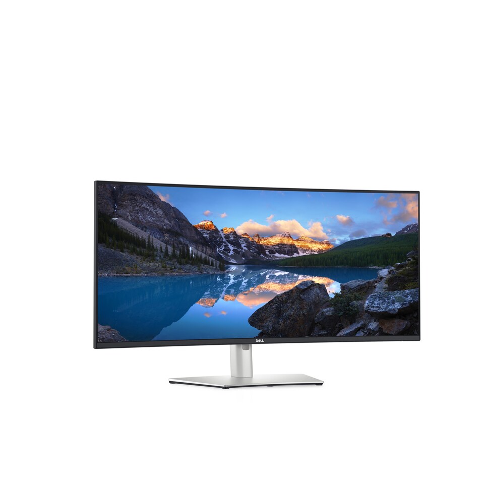 image 1 of DELL UltraSharp U3824DW, 95.2 cm (37.5"), 3840 x 1600 pixels, Wide Quad HD+, LCD, 8 ms, Black, Silver | Black | Black, Silver | 88 cm