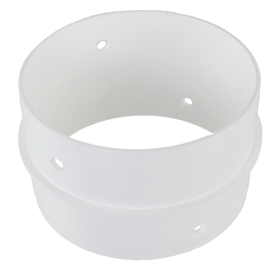 image 1 of SPARES2GO Universal Tumble Dryer Vent Dual Hose Connector / Adapter Ring