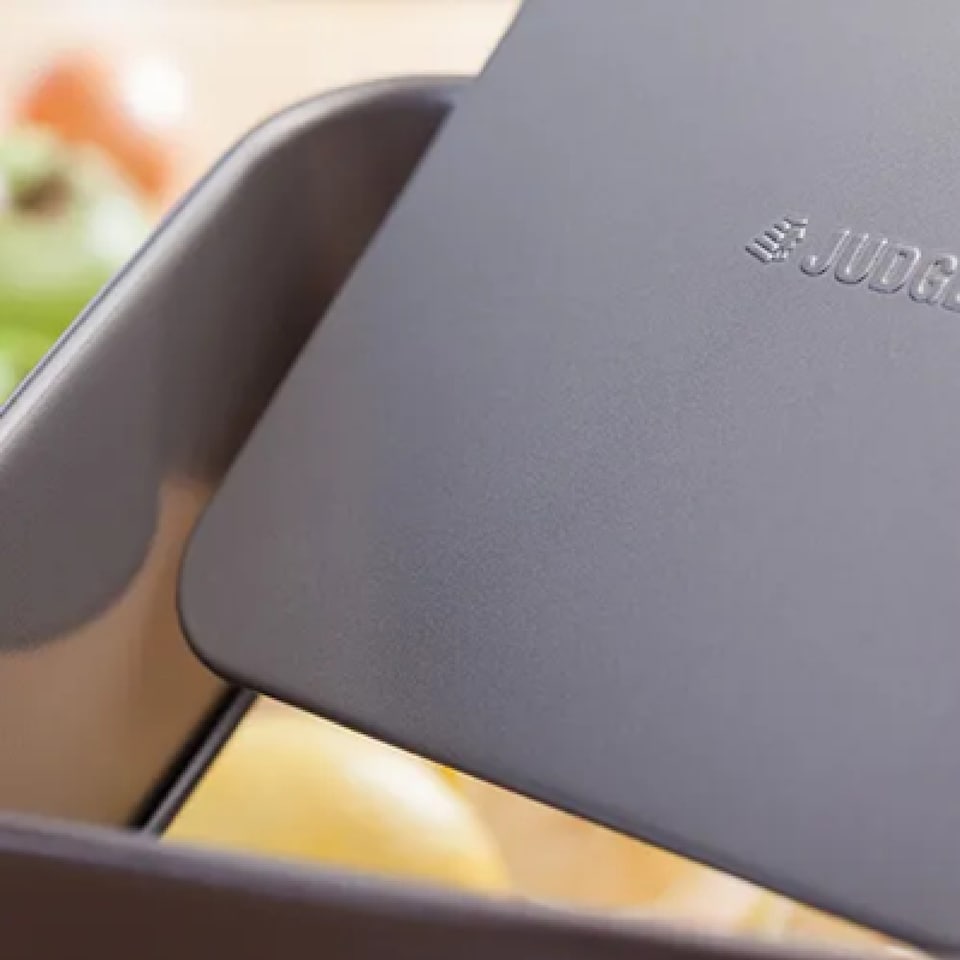 image 1 of Judge 25cm Square Cake Pan Non-Stick with Loose Base