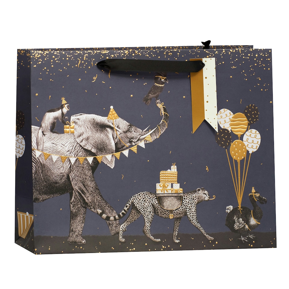 image 1 of Party Animals Large Gift Bag - Pack of 3