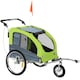 image 1 of PawHut Pet Bicycle Trailer Water Resistant Carrier 3 Wheels Push Pull Brake
