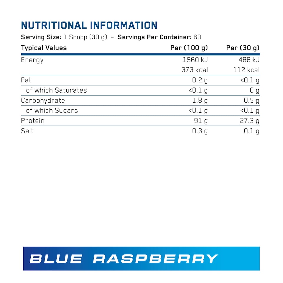 image 1 of Applied Nutrition Beef-XP Clear Protein Isolate Powder - Blue Raspberry - 60 Servings