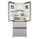 image 2 of HYE 403 Litre Frost Free French Door American Fridge Freezer, 70cm, Silver - RF01AMFD403DS07