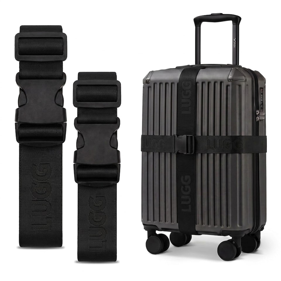 image 1 of Lugg Luggage Straps 2 Pack Adjustable Suitcase Belts 180 cm Polyester Webbing