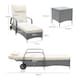 image 5 of Rattan Sun lounger Duo and Table Set Venice