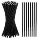 image 1 of ECONX Black Paper Straws 8 Inch Paper Drinking Straws for Parties Hot & Cold Drinks Sip Stirrers Pack 5000