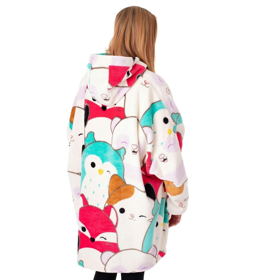 image 1 of Squishmallows Womens/Ladies Character Blanket Hoodie - Multicoloured - One Size
