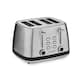 image 1 of Morphy Richards Mexborough 4 Slice Toaster Black | Silver | Black