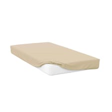 Belledorm 400 Thread Count Egyptian Cotton Extra Deep Fitted Sheet - Cream - Single