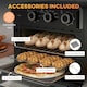 image 5 of HOMCOM Air Fryer Oven 20L Mini Oven Countertop Convection Oven 1400W Black