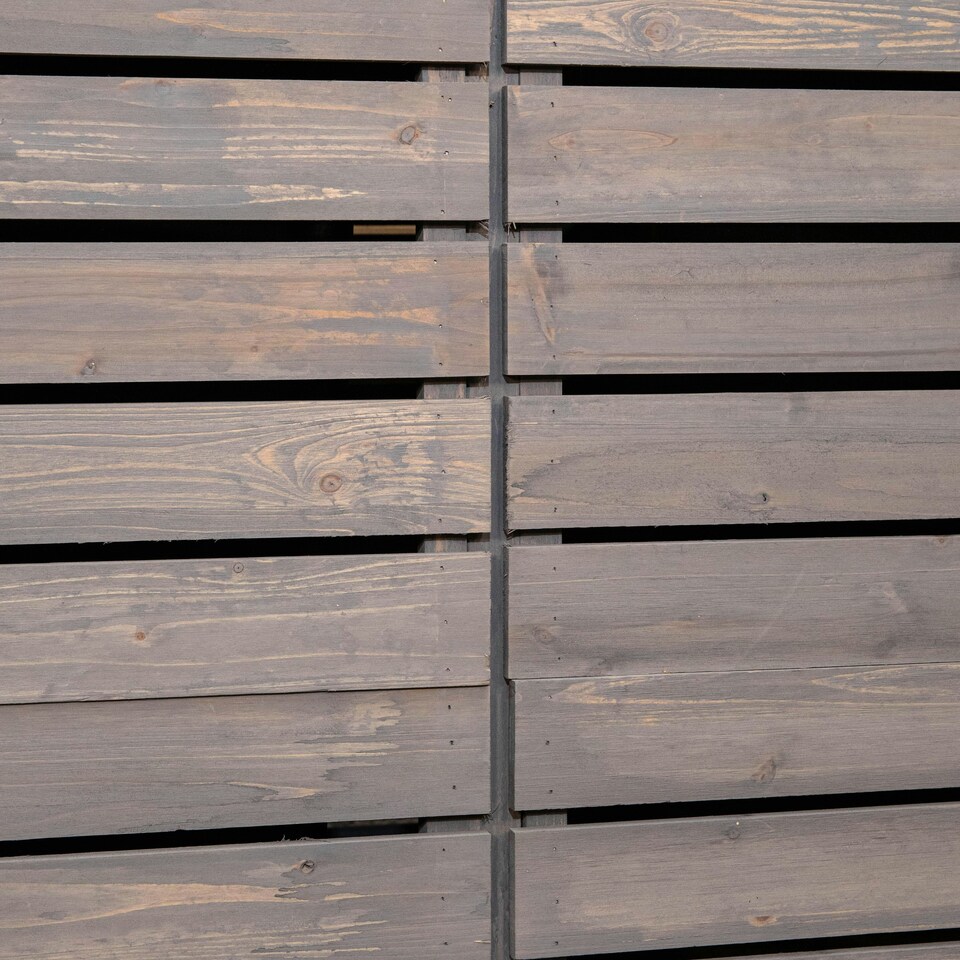 image 1 of Pack of 4 Grey Washed Back Panels Only For SA-BINS3 Double Bin Storage