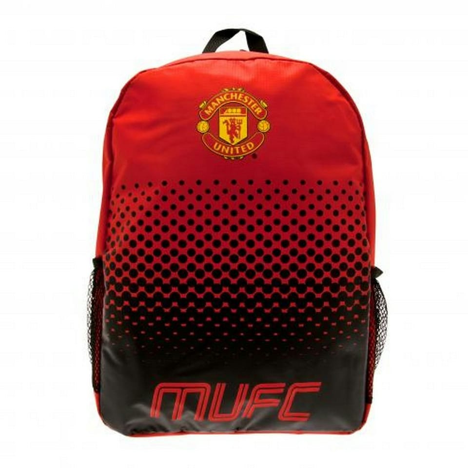 image 1 of Manchester United FC Fade Design Backpack - Red - One Size