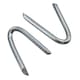 image 5 of 25mm Galvanised U Nails Heavy Duty Staples for Wires Fencing Mesh Netting 80pc