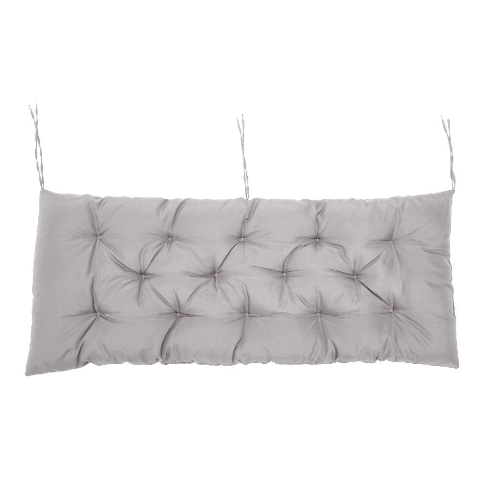 Living and Home Outdoor Waterproof Bench Seat Cushion, 120x50cm, Light Grey