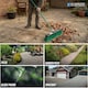 image 5 of Green 18" Heavy Duty Outdoor Yard Broom and Metal Handle