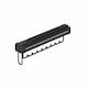 image 2 of FittingsCo, Bedroom Pullout Clothing Rack, Anthracite Aluminium with Soft Close