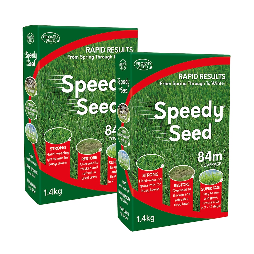 image 1 of Pronto Seed Grass Seed 2.8KG Premium Quality 168m2 Coverage for Overseeding, Fast Growing & Hard Wearing Lawn, Seed Defra Approved