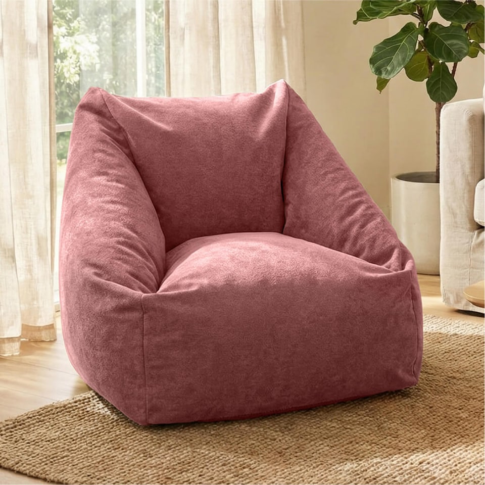 image 1 of rucomfy Indoor Large Snuggle Bean Bag Chair - Adults Plush Velora