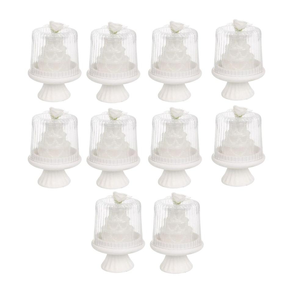 image 1 of 3 Tier Wedding Cake Candle | White | 10