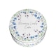 image 1 of Blue & Purple Floral Small Cake Tin