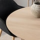 image 4 of Townsville Round Dining Table in White and Oak