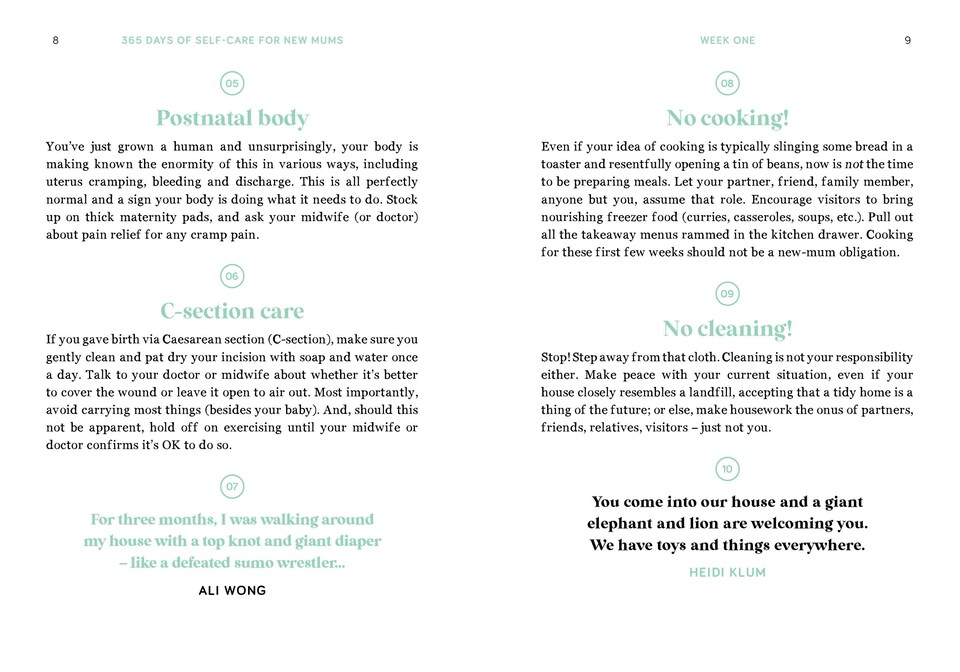 image 1 of 365 Days of Self-Care for New Mums