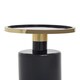 image 4 of Interiors by Premier Elva Navy And Gold Side Table