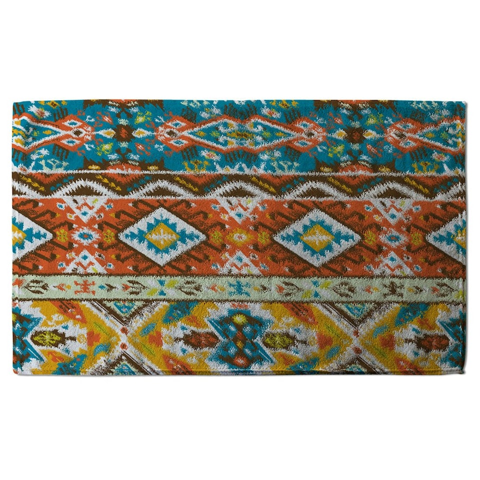image 1 of Colorful pattern in tribal style (Kitchen Towel)
