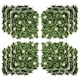 image 1 of Outsunny 12PCS Artificial Boxwood Panel Faux Rhododendron Greenery Backdrop
