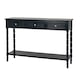 image 1 of Contour Collection 3 Drawer Console Table - Wood - L33 x W120 x H80 cm - Black