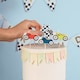 image 2 of Racing Cars Birthday Pick Candles - Pack of 5 | Multi